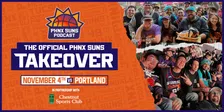 PHNX Suns Takeover vs Trailblazers with Chestnut Sports Club