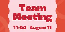 Team Meeting