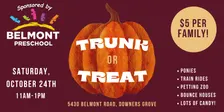 Belmont Preschool's Trunk or Treat