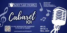 CABARET 101: a 3-day introductory workshop to the art of cabaret