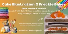 Cake Illustration X Freckle Bakes
