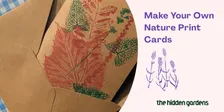 Make Your Own Nature Print Cards