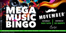 Mega Music Bingo - Movember