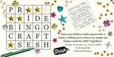 Pride Month Bingo Craft Sesh at Frisk with Em Readman