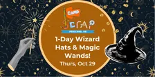 Oct 29 | Camp SCRAP: 1-Day Wizard Hats & Magic Wands! 🧙🪄 | PPS Day Off | Ages 7-12