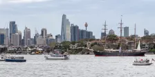 Balmain Regatta Workboat Convoy 2026 | Tall Ship James Craig, 1874
