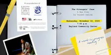 The Strangers' Case by Tazeen Zahida - A Work In Progress Reading