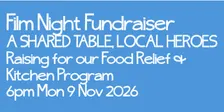 FILM FUNDRAISER - Shared Table: Regional Heroes