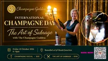 INTERNATIONAL CHAMPAGNE DAY The Art of Sabrage with The Champagne Goddess