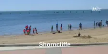 Group fishing lesson at Shorncliffe - October