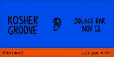 Kosher Groove Debut EP Tour - Live Jazz House at Solace Bar