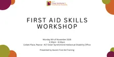 First Aid Skills Workshop
