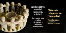 Clases de relajación en comunidad