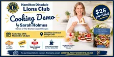 Cooking Demo Fundraiser with Sarah Holmes - The World’s Easiest Recipes
