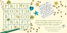 Pride Month Bingo Craft Night with Em Readman