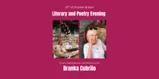 Literary and Poetry Night with Author Branka Cubrilo
