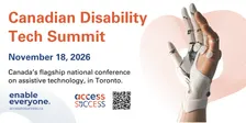 Canadian Disability Tech Summit 2026