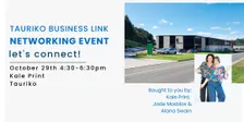 Tauriko Business Link - October 2026 Event - Meet, Greet and Connect as a local business community