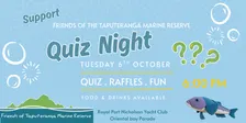 Taputeranga Marine Reserve Fundraising Quiz Night