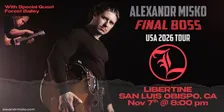 International Guitar Sensation Alexandr Misko in SLO with Special Guest Forest Bailey