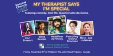 My Therapist Says I'm Special | Second Chance Comedy