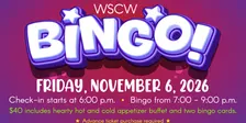 Game Night - Let's Play Bingo! November 6