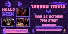 Halloween Tavern Trivia - FREE @FortressSydney