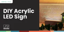DIY Acrylic LED Sign - November