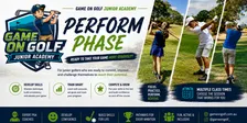 'Perform Phase' GameOnGolf Junior Academy Term 4 2026 updated