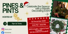 Pines & Pints - Wreath Decorating Event at The Blue Sky Tavern