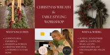 Christmas Wreath & Table Styling Workshop at Verté Kitchen