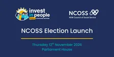 NCOSS Election Launch