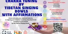 CHAKRA TUNING BY TIBETAN SINGING BOWLS WITH AFFIRMATIONS