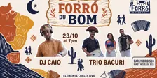 Forró duBom 32 • by Elements Collective • Brazilian Forró Night • Trio Bacuri & DJ Caio