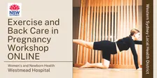 Exercise and Backcare in Pregnancy Thursday ONLINE 12th November 2026