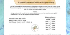 East Side - Sudden and Traumatic Child Loss Support Group