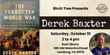 Author Event: Derek Baxter The Forgotten World War