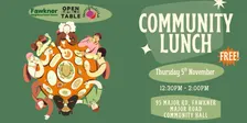 Take 2! Open Table with FNH presents Community Lunch