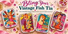 Bling Your Vintage Fish Tin