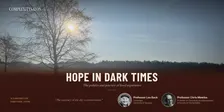 Hope in Dark Times: The politics and practice of lived experience