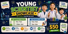 Young Scientist Showcase at Kids Enrichment Expo Oct 2026