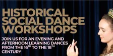 Historical Social Dance Workshops