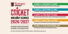 2026/2027 Cricket Holiday Clinics