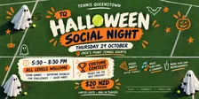 Tennis Social - Halloween Edition 🎃👻