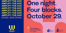 Amplify the Ave! Retail + Bar Crawl