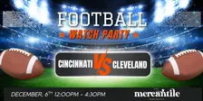 Cincinnati vs Cleveland: Immersive Football Watch Party