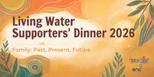 Living Waters Supporters' dinner 2026