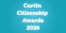 Curtin Citizenship Awards Ceremony Year 6