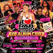 I Love R&B Bingo - October Breast Cancer Awareness