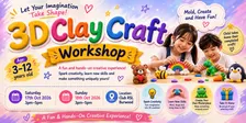 3D Clay Craft Workshop at Kids Enrichment Expo Oct 2026